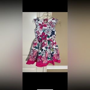 Girl GYMBOREE Fit & Flare Floral Special Occasion Party Dress - size 12